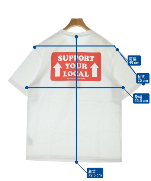 BLACK EYE PATCH（ブラックアイパッチ）Tシャツ・カットソー 白 サイズ:L メンズ/2200655221098