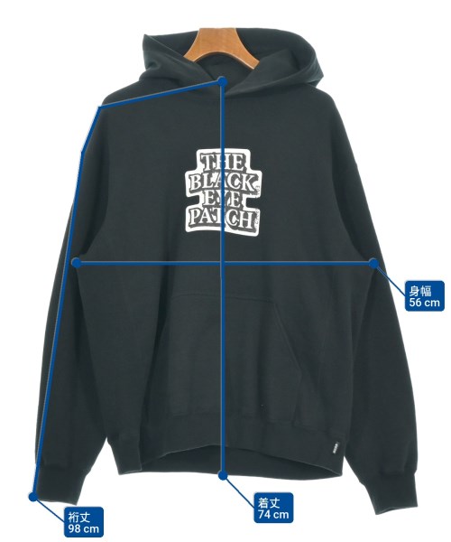 BLACK EYE PATCH（ブラックアイパッチ）パーカー 黒 サイズ:L メンズ/2200661211014
