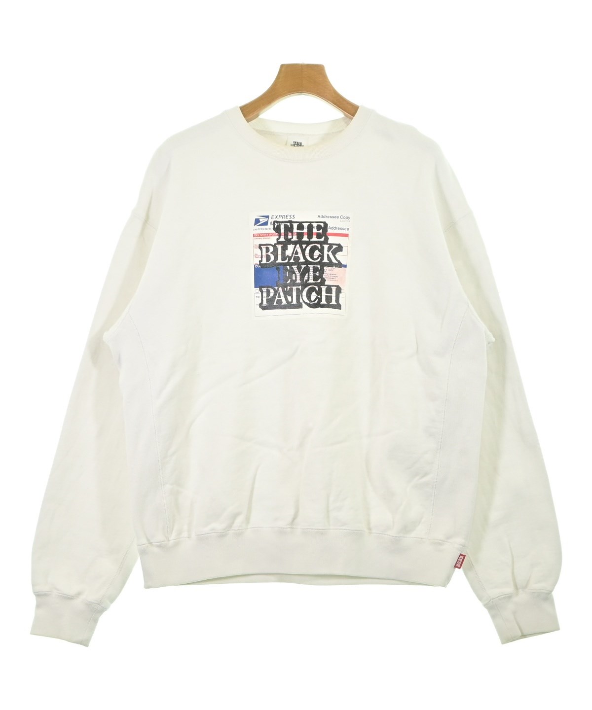 BLACK EYE PATCH（ブラックアイパッチ）スウェット 白 サイズ:L メンズ