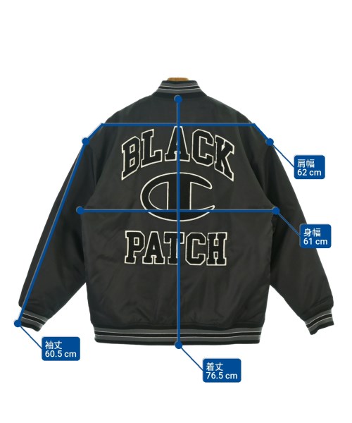 BLACK EYE PATCH（ブラックアイパッチ）スタジャン 黒 サイズ:M メンズ/2200646696027