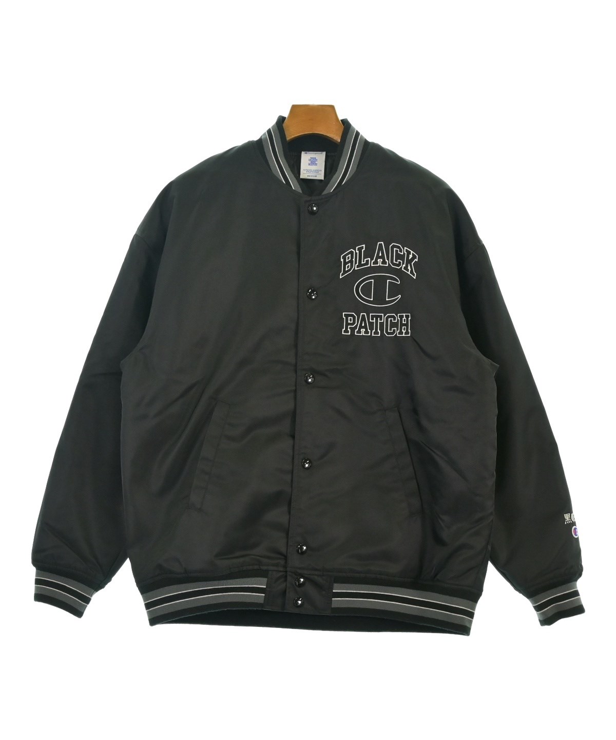 BLACK EYE PATCH（ブラックアイパッチ）スタジャン 黒 サイズ:M メンズ