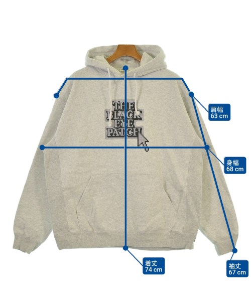 BLACK EYE PATCH（ブラックアイパッチ）パーカー グレー サイズ:XL メンズ/2200646696041