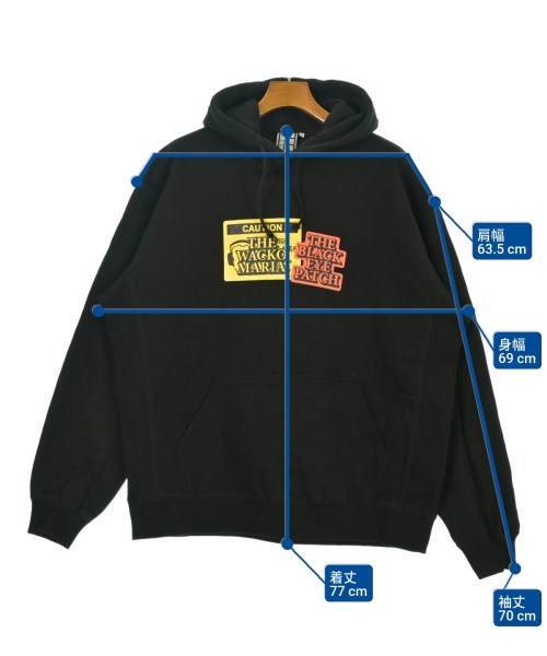 BLACK EYE PATCH（ブラックアイパッチ）パーカー 黒 サイズ:XL メンズ/2200646696058