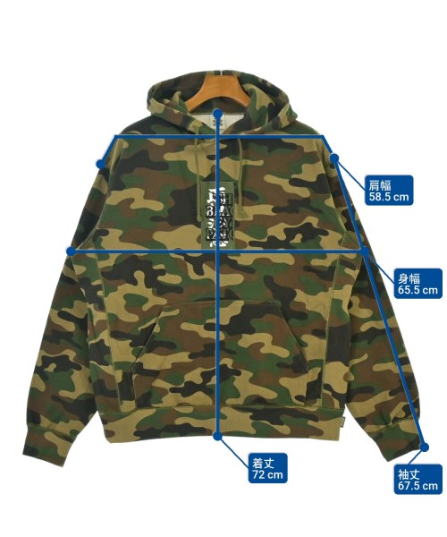 BLACK EYE PATCH（ブラックアイパッチ）パーカー カーキ サイズ:M メンズ/2200646696065