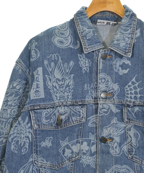 BLACK EYE PATCH（ブラックアイパッチ）デニムジャケット 紺 サイズ:L メンズ/2200635770011