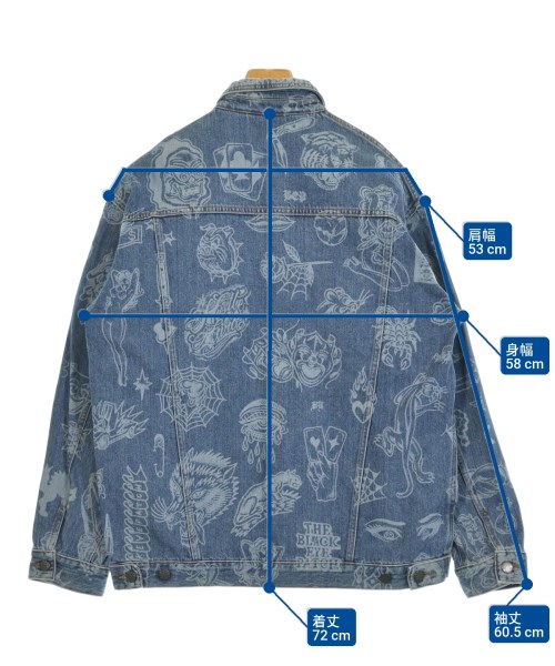 BLACK EYE PATCH（ブラックアイパッチ）デニムジャケット 紺 サイズ:L メンズ/2200635770011