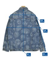 BLACK EYE PATCH（ブラックアイパッチ）デニムジャケット 紺 サイズ:L メンズ/2200635770011