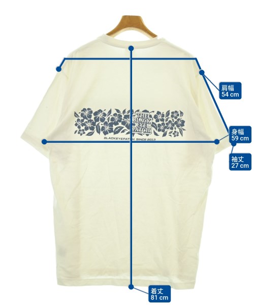 BLACK EYE PATCH（ブラックアイパッチ）Tシャツ・カットソー 白 サイズ:XL メンズ/2200659625069