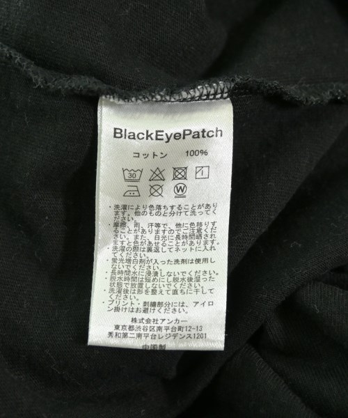 BLACK EYE PATCH（ブラックアイパッチ）Tシャツ・カットソー 黒 サイズ:M メンズ/2200723086062