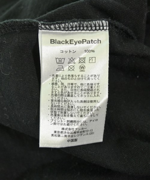 BLACK EYE PATCH（ブラックアイパッチ）Tシャツ・カットソー 黒 サイズ:M メンズ/2200723086086