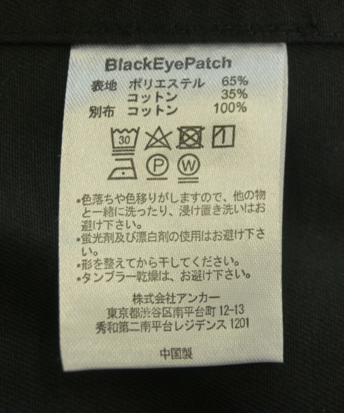 BLACK EYE PATCH（ブラックアイパッチ）カジュアルシャツ 黒 サイズ:M メンズ/2200724534050