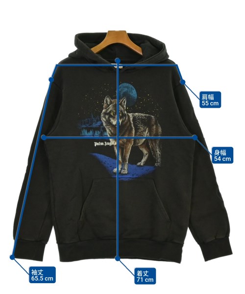 Palm Angels（パームエンジェルス）パーカー 黒 サイズ:S メンズ/2200627521034