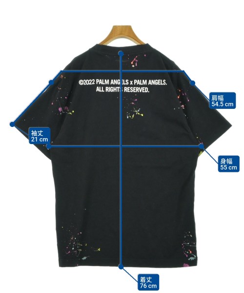 Palm Angels（パームエンジェルス）Tシャツ・カットソー 黒 サイズ:XL メンズ/2200615164014