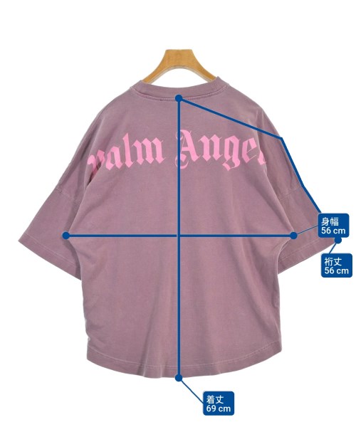 Palm Angels（パームエンジェルス）Tシャツ・カットソー 紫 サイズ:XS メンズ/2200660646015