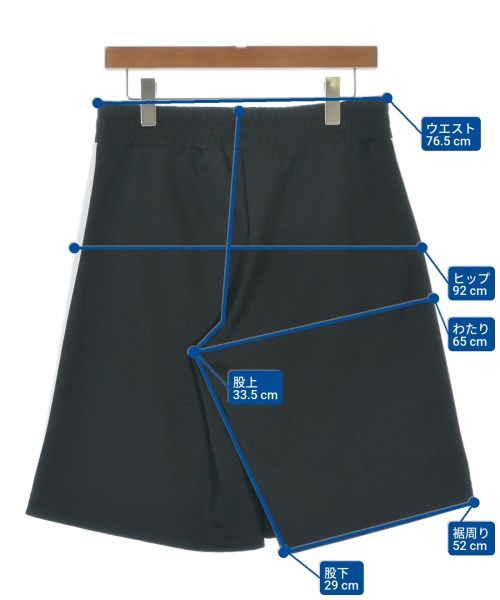 Palm Angels（パームエンジェルス）ショートパンツ 黒 サイズ:S メンズ/2200661508084