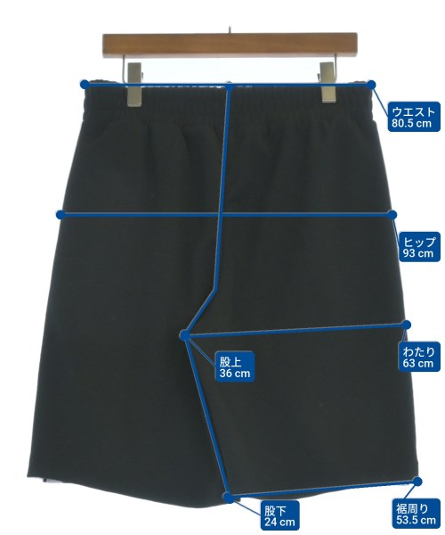 Palm Angels（パームエンジェルス）ショートパンツ 黒 サイズ:M メンズ/2200647924051