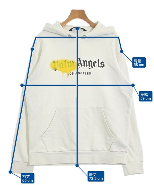 Palm Angels（パームエンジェルス）パーカー 白 サイズ:M メンズ/2200651730044