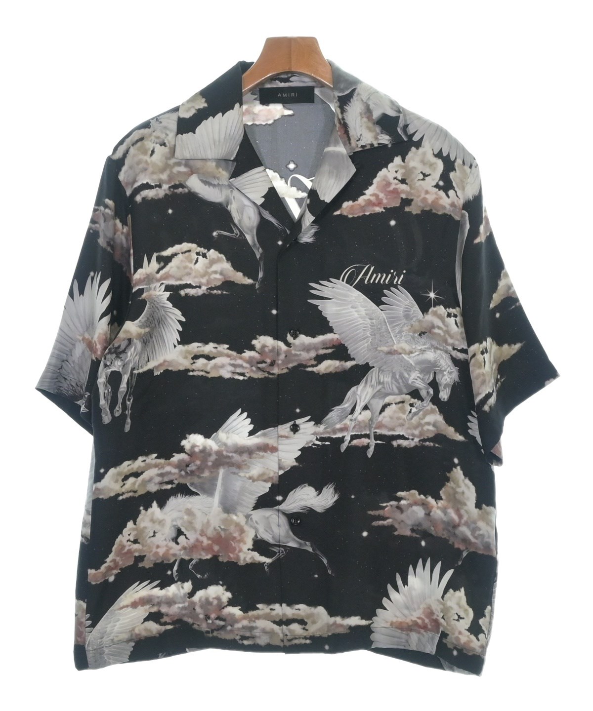 AMIRI（アミリ）カジュアルシャツ 黒 サイズ:L メンズ/2200642990068