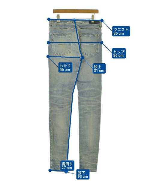 AMIRI（アミリ）デニムパンツ 青 サイズ:32(L位) メンズ/2200675934176