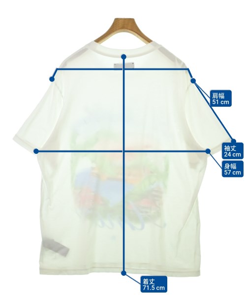 AMIRI（アミリ）Tシャツ・カットソー 白 サイズ:52(XL位) メンズ/2200678386194