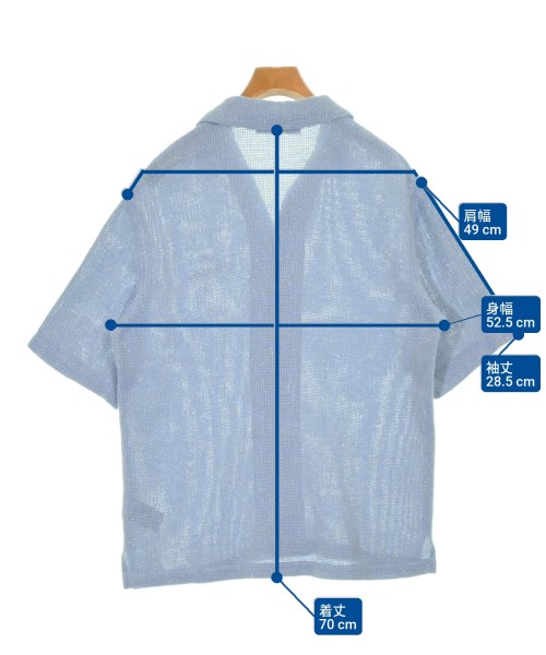 AMIRI（アミリ）カジュアルシャツ 青 サイズ:48(L位) メンズ/2200660476025