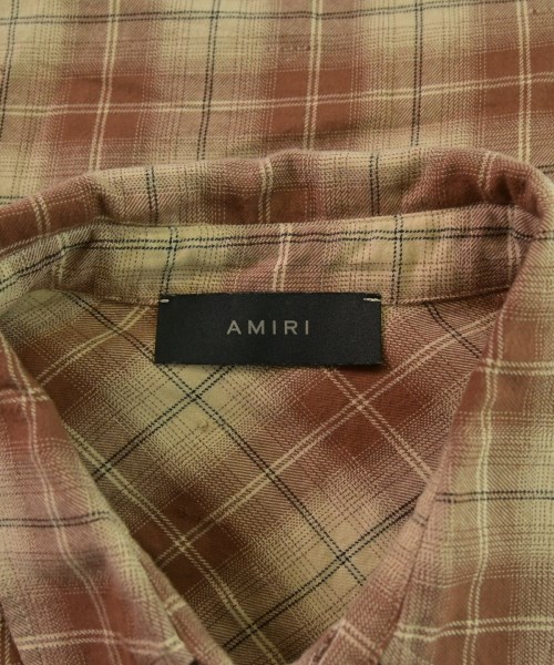 AMIRI（アミリ）カジュアルシャツ 茶 サイズ:XL メンズ/2200647634103