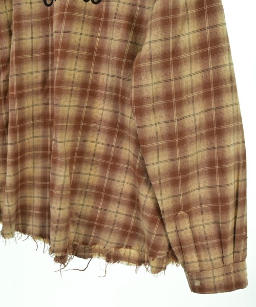 AMIRI（アミリ）カジュアルシャツ 茶 サイズ:XL メンズ/2200647634103