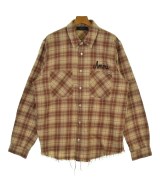AMIRI（アミリ）カジュアルシャツ 茶 サイズ:XL メンズ/2200647634103