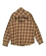 AMIRI（アミリ）カジュアルシャツ 茶 サイズ:XL メンズ/2200647634103