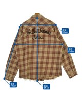 AMIRI（アミリ）カジュアルシャツ 茶 サイズ:XL メンズ/2200647634103