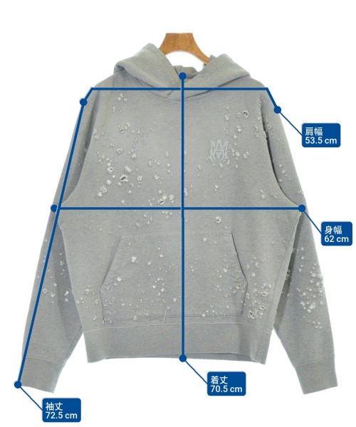 AMIRI（アミリ）パーカー グレー サイズ:50(XL位) メンズ/2200647634189