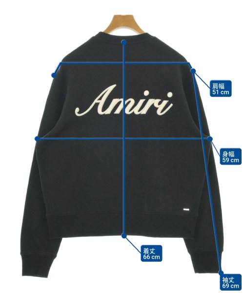 AMIRI（アミリ）スウェット 黒 サイズ:50(XL位) メンズ/2200732915117