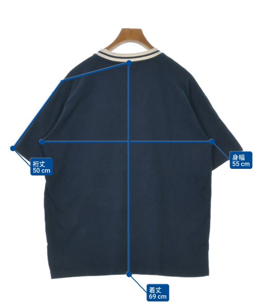 DROLE de MONSIEUR（ドロールドムッシュ）Tシャツ・カットソー 紺 サイズ:M メンズ/2200636054127