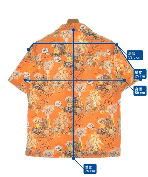 DROLE de MONSIEUR（ドロールドムッシュ）カジュアルシャツ オレンジ サイズ:-(M位) メンズ/2200640311292