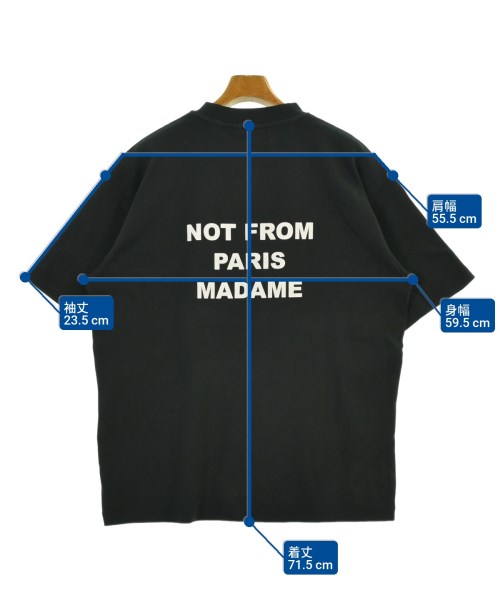 DROLE de MONSIEUR（ドロールドムッシュ）Tシャツ・カットソー 黒 サイズ:-(M位) メンズ/2200639631196