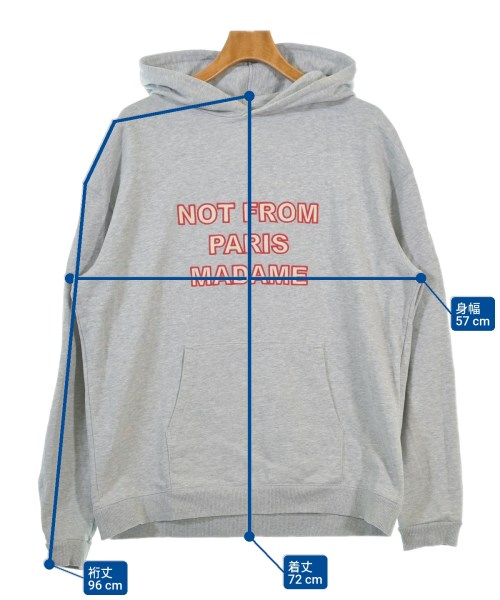 DROLE de MONSIEUR（ドロールドムッシュ）パーカー グレー サイズ:M メンズ/2200665944048