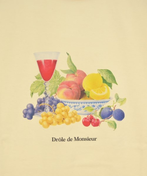 DROLE de MONSIEUR（ドロールドムッシュ）Tシャツ・カットソー ベージュ サイズ:M メンズ/2200670998357