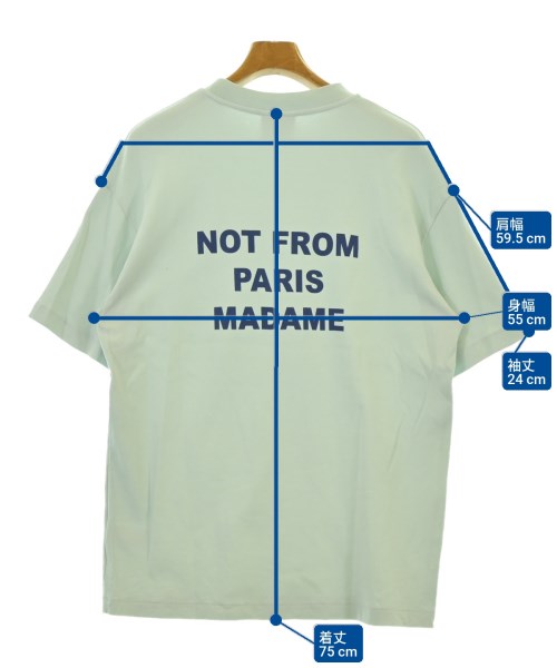 DROLE de MONSIEUR（ドロールドムッシュ）Tシャツ・カットソー 青 サイズ:M メンズ/2200692156124
