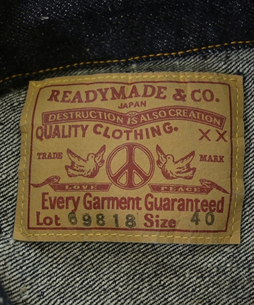 READYMADE（レディメイド）デニムジャケット 紺 サイズ:2(XXL位) メンズ/2200613031028