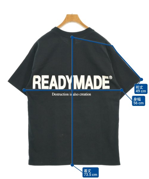READYMADE（レディメイド）Tシャツ・カットソー 黒 サイズ:XL メンズ/2200679091042