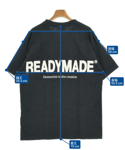 READYMADE（レディメイド）Tシャツ・カットソー 黒 サイズ:L メンズ/2200698734128