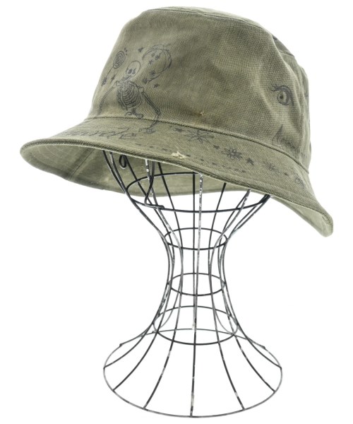 READYMADE(レディメイド)ハット カーキ サイズ:F/2200651562072