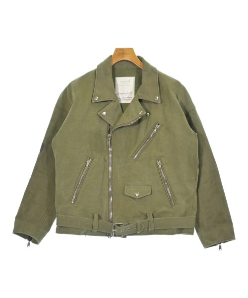 READYMADE(レディメイド)ライダース カーキ サイズ:1(S位)/2200663723010