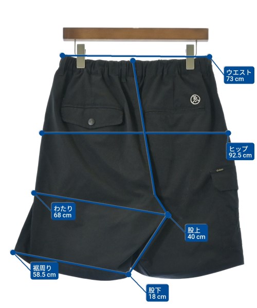 EVISEN（エビセン）ショートパンツ 黒 サイズ:-(XS位) メンズ/2200667194151