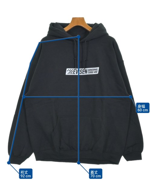 EVISEN（エビセン）パーカー 黒 サイズ:F メンズ/2200736888028