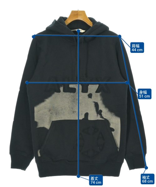 ALYX（アリクス）パーカー 黒 サイズ:M メンズ/2200675749596