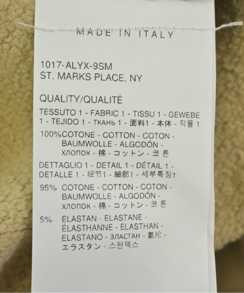 ALYX（アリクス）パーカー ベージュ サイズ:M メンズ/2200654270073