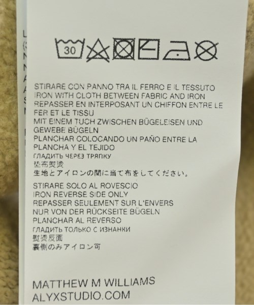 ALYX（アリクス）パーカー ベージュ サイズ:M メンズ/2200654270073