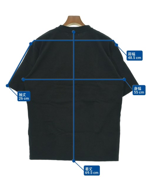 FUTUR（フューチャー）Tシャツ・カットソー 黒 サイズ:M メンズ/2200678967027