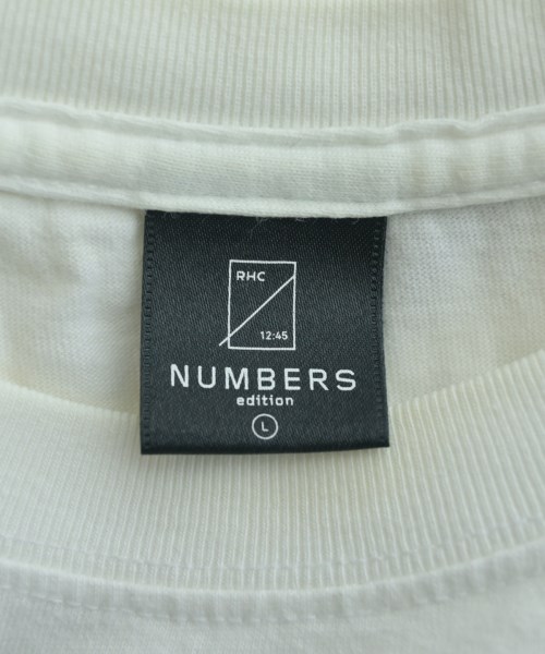 NUMBERS EDITION（ナンバーズエディション）Tシャツ・カットソー 白 サイズ:L メンズ/2200634321023